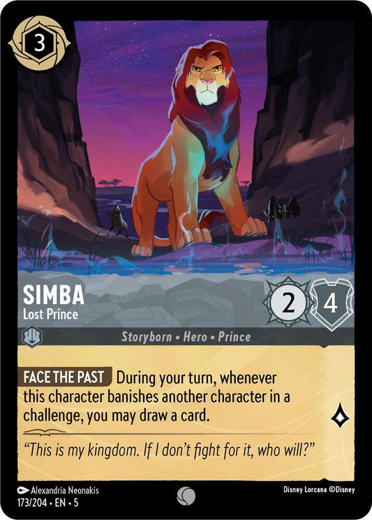 Disney Lorcana - Simba - Lost Prince - Shimmering Skies (5)