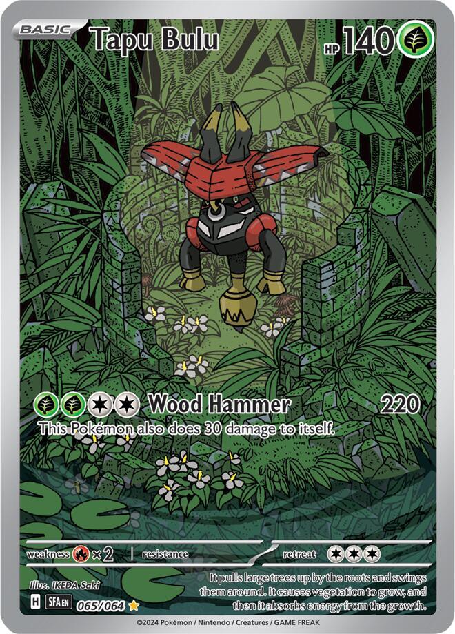 Pokemon TCG! Tapu Bulu - 065/064 - SV: Shrouded Fable (SFA)