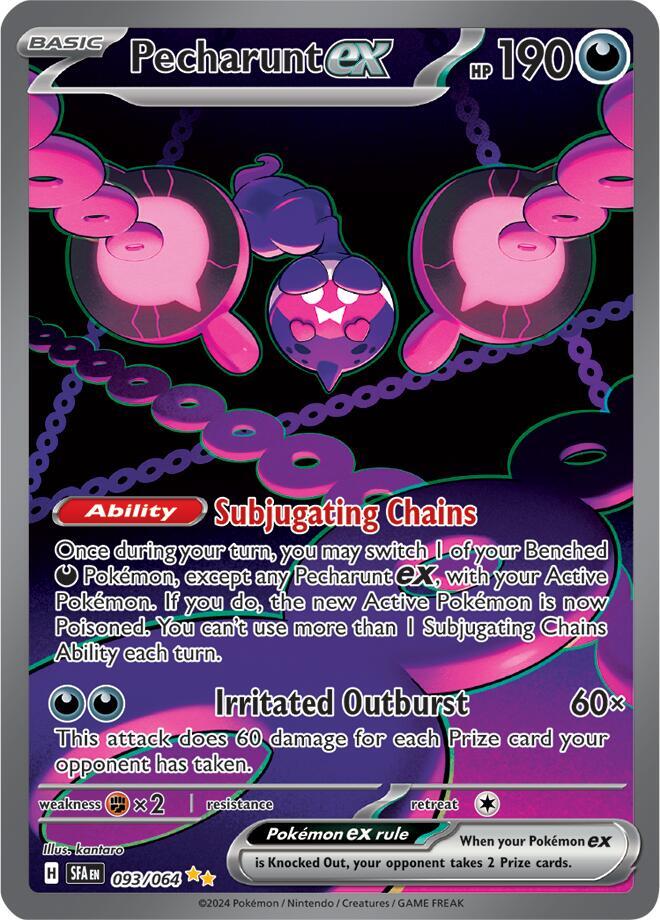 Pokemon TCG! Pecharunt ex - 093/064 - SV: Shrouded Fable (SFA)