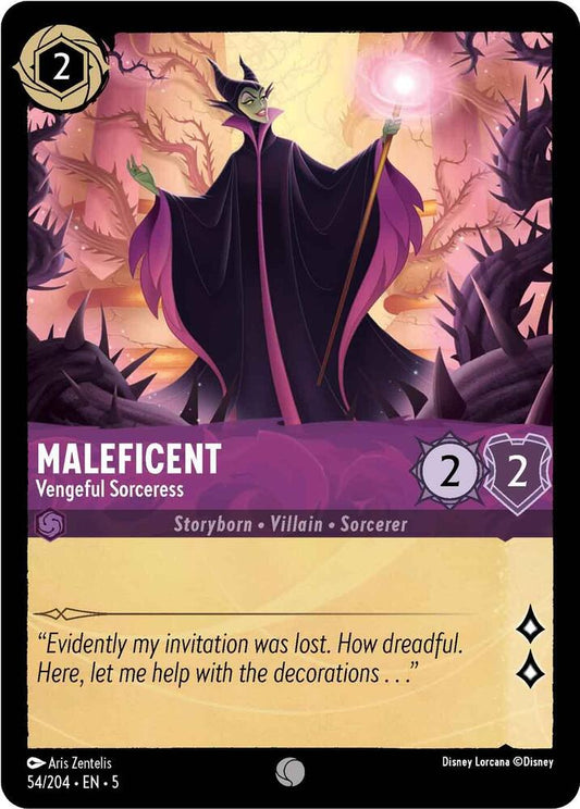 Disney Lorcana - Maleficent - Vengeful Sorceress - Shimmering Skies (5)