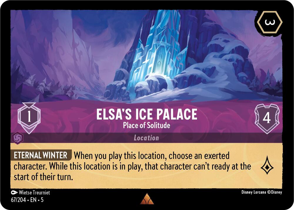 Disney Lorcana - Elsa's Ice Palace - Place of Solitude - Shimmering Skies (5)