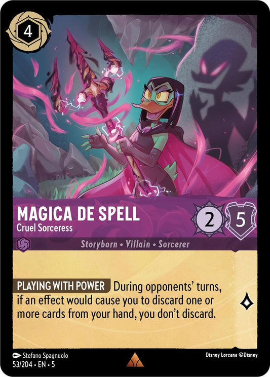 Disney Lorcana - Magica De Spell - Cruel Sorceress - Shimmering Skies (5)
