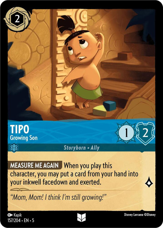 Disney Lorcana - Tipo - Growing Son - Shimmering Skies (5)