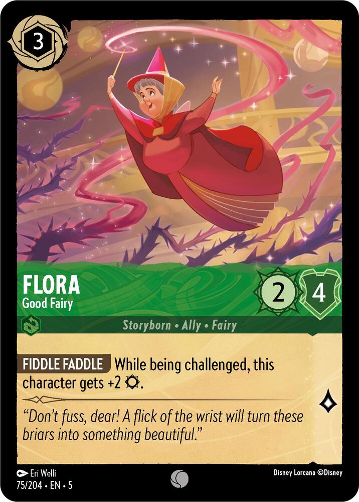 Disney Lorcana - Flora - Good Fairy - Shimmering Skies (5)