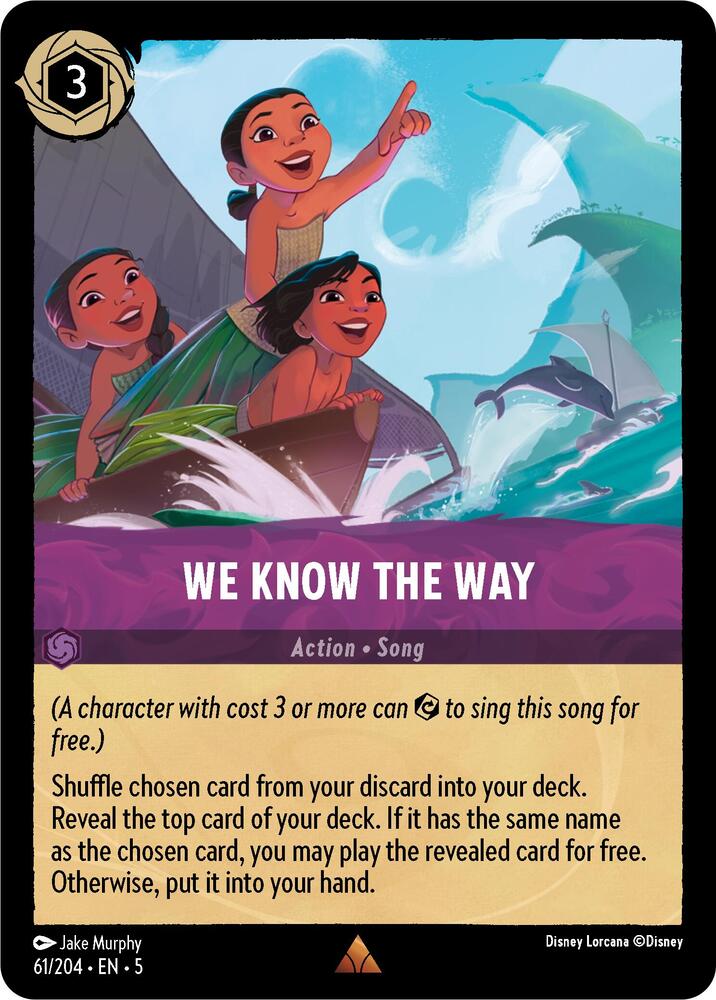 Disney Lorcana - We Know the Way - Shimmering Skies (5)