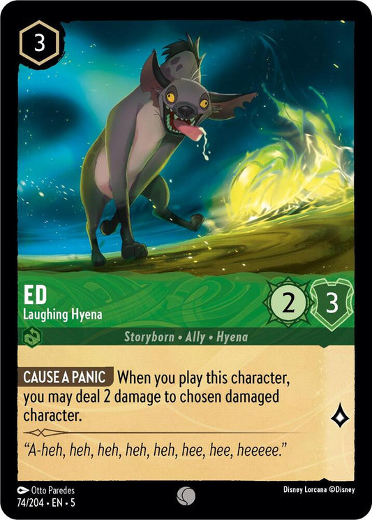 Disney Lorcana - Ed - Laughing Hyena - Shimmering Skies (5)