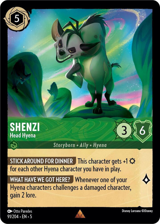 Disney Lorcana - Shenzi - Head Hyena - Shimmering Skies (5)