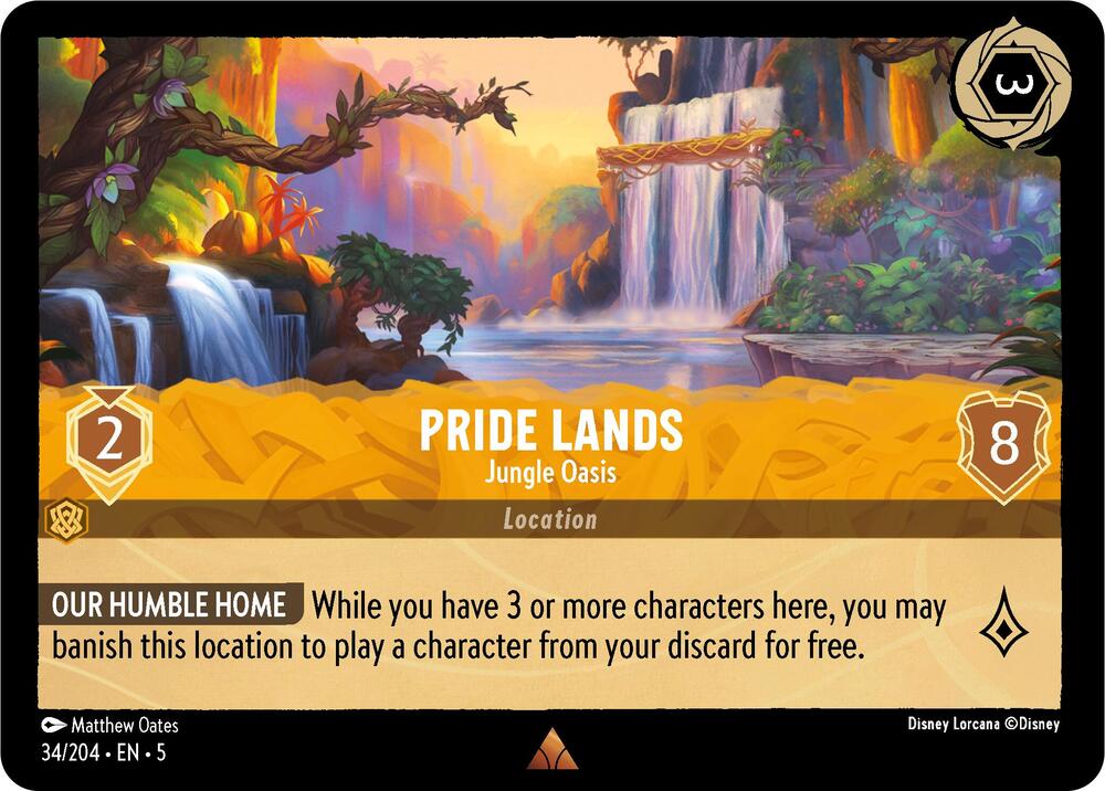 Disney Lorcana - Pride Lands - Jungle Oasis - Shimmering Skies (5)