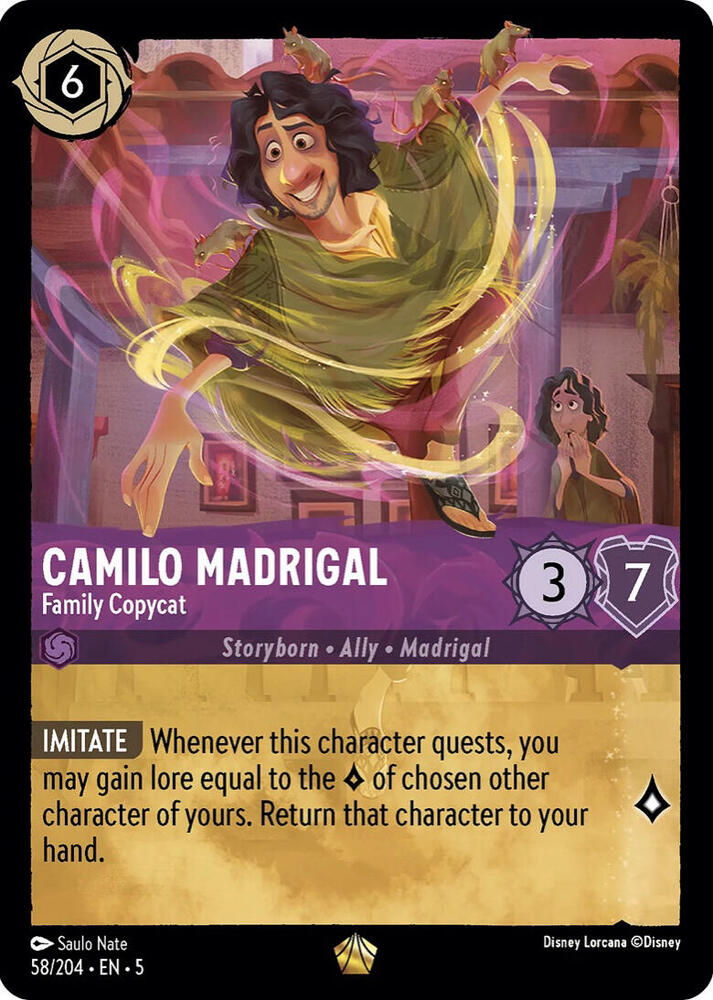 Disney Lorcana - Camilo Madrigal - Family Copycat - Shimmering Skies (5)