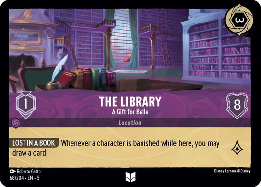 Disney Lorcana - The Library - A Gift for Belle - Shimmering Skies (5)