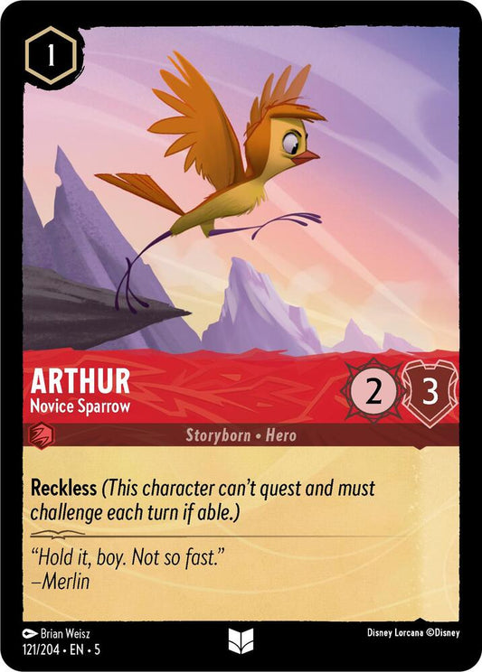 Disney Lorcana - Arthur - Novice Sparrow - Shimmering Skies (5)