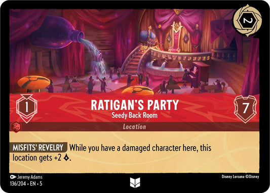 Disney Lorcana - Ratigan's Party - Seedy Back Room - Shimmering Skies (5)