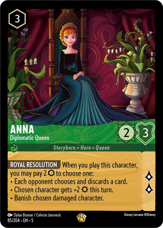 Disney Lorcana - Anna - Diplomatic Queen - Shimmering Skies (5)