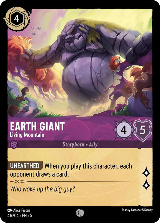 Disney Lorcana - Earth Giant - Living Mountain - Shimmering Skies (5)