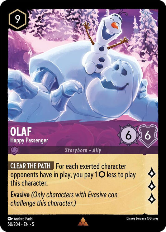 Disney Lorcana - Olaf - Happy Passenger - Shimmering Skies (5)