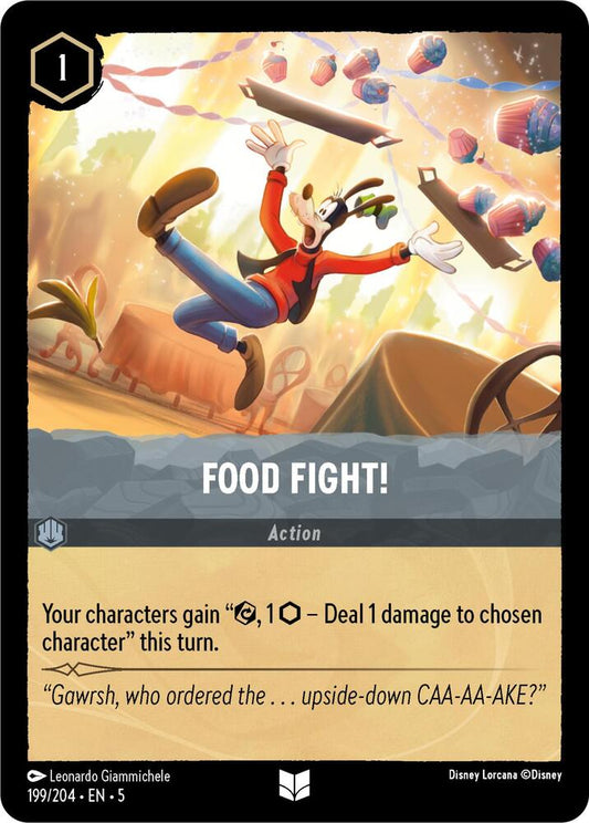 Disney Lorcana - Food Fight! - Shimmering Skies (5)