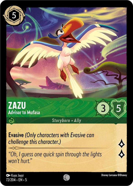 Disney Lorcana - Zazu - Advisor to Mufasa - Shimmering Skies (5)