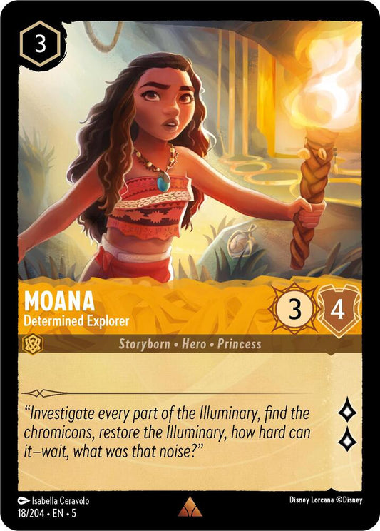 Disney Lorcana - Moana - Determined Explorer - Shimmering Skies (5)