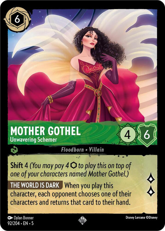 Disney Lorcana - Mother Gothel - Unwavering Schemer - Shimmering Skies (5)