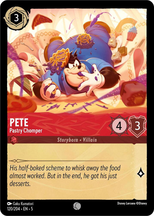 Disney Lorcana - Pete - Pastry Chomper - Shimmering Skies (5)