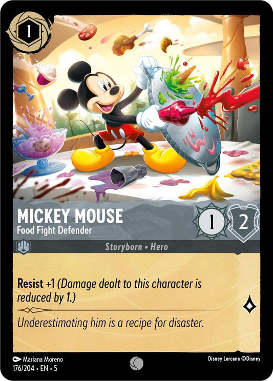 Disney Lorcana - Mickey Mouse - Food Fight Defender - Shimmering Skies (5)