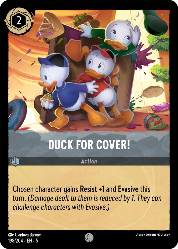 Disney Lorcana - Duck for Cover! - Shimmering Skies (5)
