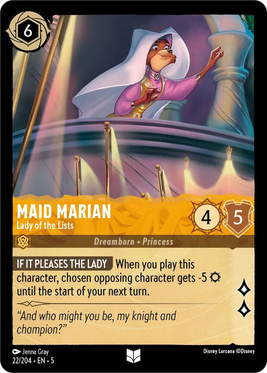 Disney Lorcana - Maid Marian - Lady of the Lists - Shimmering Skies (5)