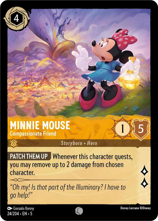 Disney Lorcana - Minnie Mouse - Compassionate Friend - Shimmering Skies (5)