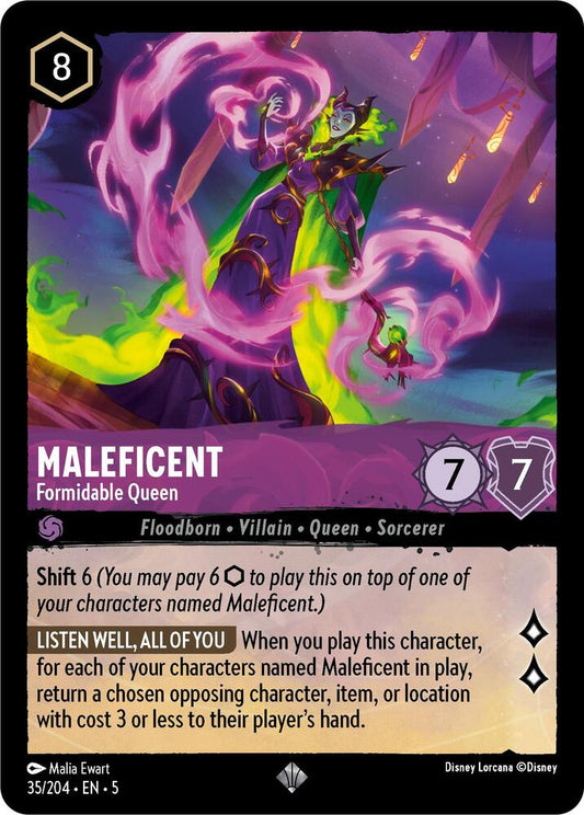 Disney Lorcana - Maleficent - Formidable Queen - Shimmering Skies (5)
