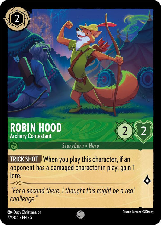 Disney Lorcana - Robin Hood - Archery Contestant - Shimmering Skies (5)