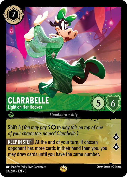 Disney Lorcana - Clarabelle - Light on Her Hooves - Shimmering Skies (5)