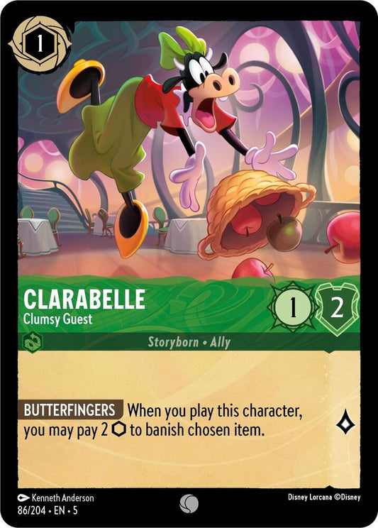 Disney Lorcana - Clarabelle - Clumsy Guest - Shimmering Skies (5)
