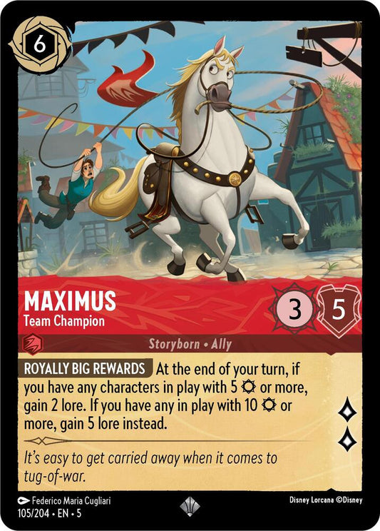 Disney Lorcana - Maximus - Team Champion - Shimmering Skies (5)