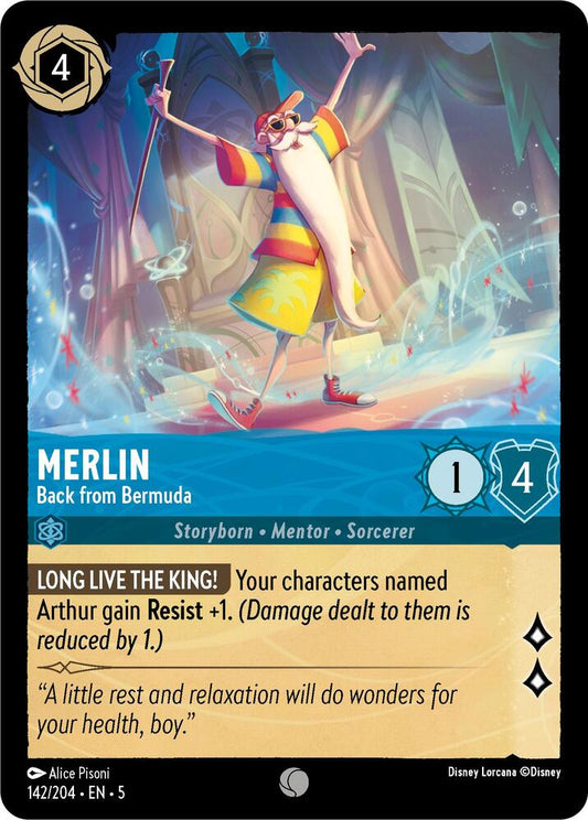 Disney Lorcana - Merlin - Back from Bermuda - Shimmering Skies (5)