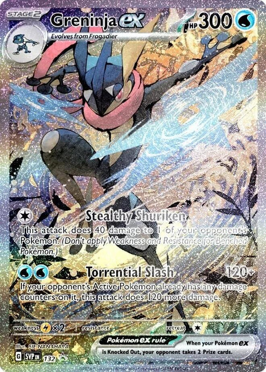 Pokemon TCG! Greninja ex - 132 - SV: Scarlet & Violet Promo Cards (SVP)