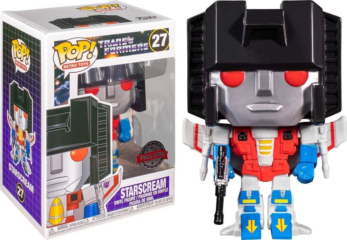 POP! RETRO TOYS	27 Funko Transformers Starscream 27 Special Edition Figure + Protector