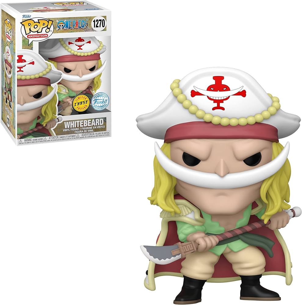 Funko Pop! One Piece Whitebeard 1270 CHASE Funko Special Edition + Free Protector