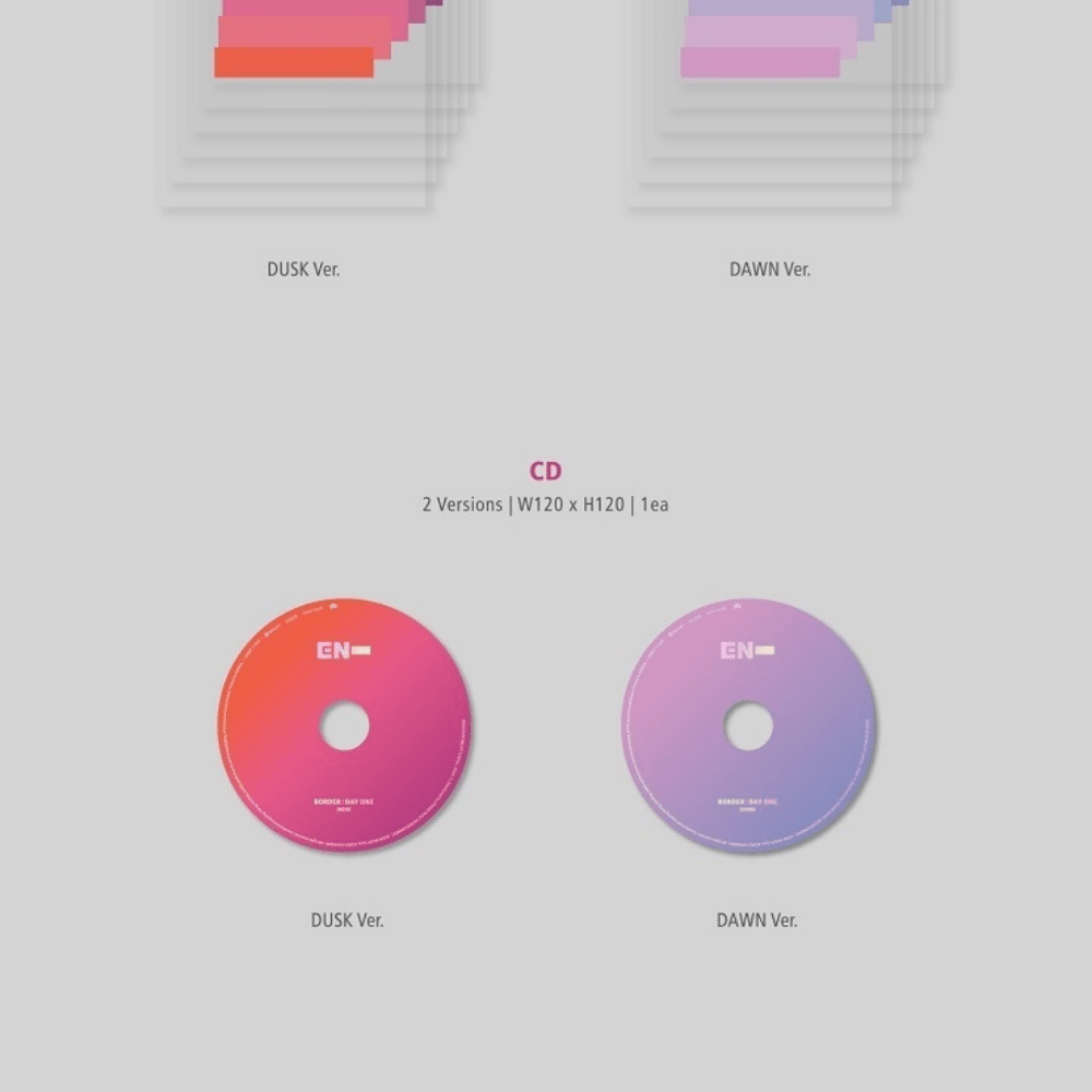 K-POP ENHYPEN - BORDER : DAY ONE ALBUM (DAWN VERSION)
