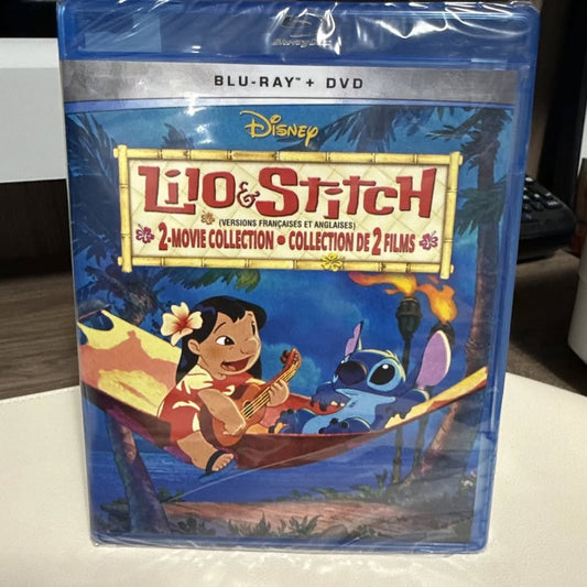 BRAND NEW SEALED LILO & STITCH 2-MOVIE COLLECTION (Blu-ray + DVD)