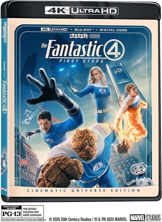 BRAND NEW SEALED The Fantastic Four: First Steps (4K Ultra HD) + Bluray