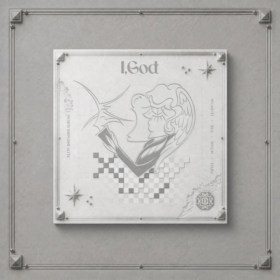 (PRE-ORDER) K-POP XLOV - 2ND MINI ALBUM [I,GOD] (4 VERSIONS) RANDOM