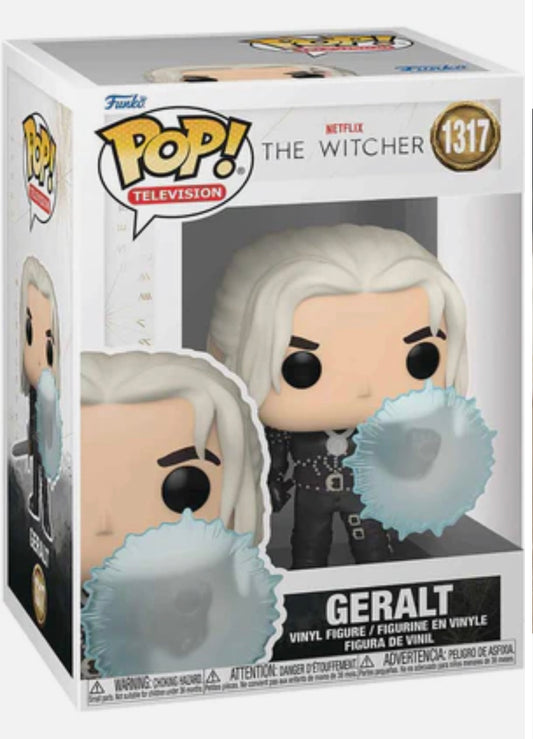 Funko Pop! Netflix The Witcher Geralt 1317 + Free Protector