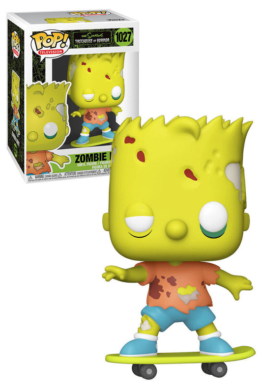 Funko Pop! The Simpsons Treehouse of Horror - Zombie Bart 1027 + Free Protector