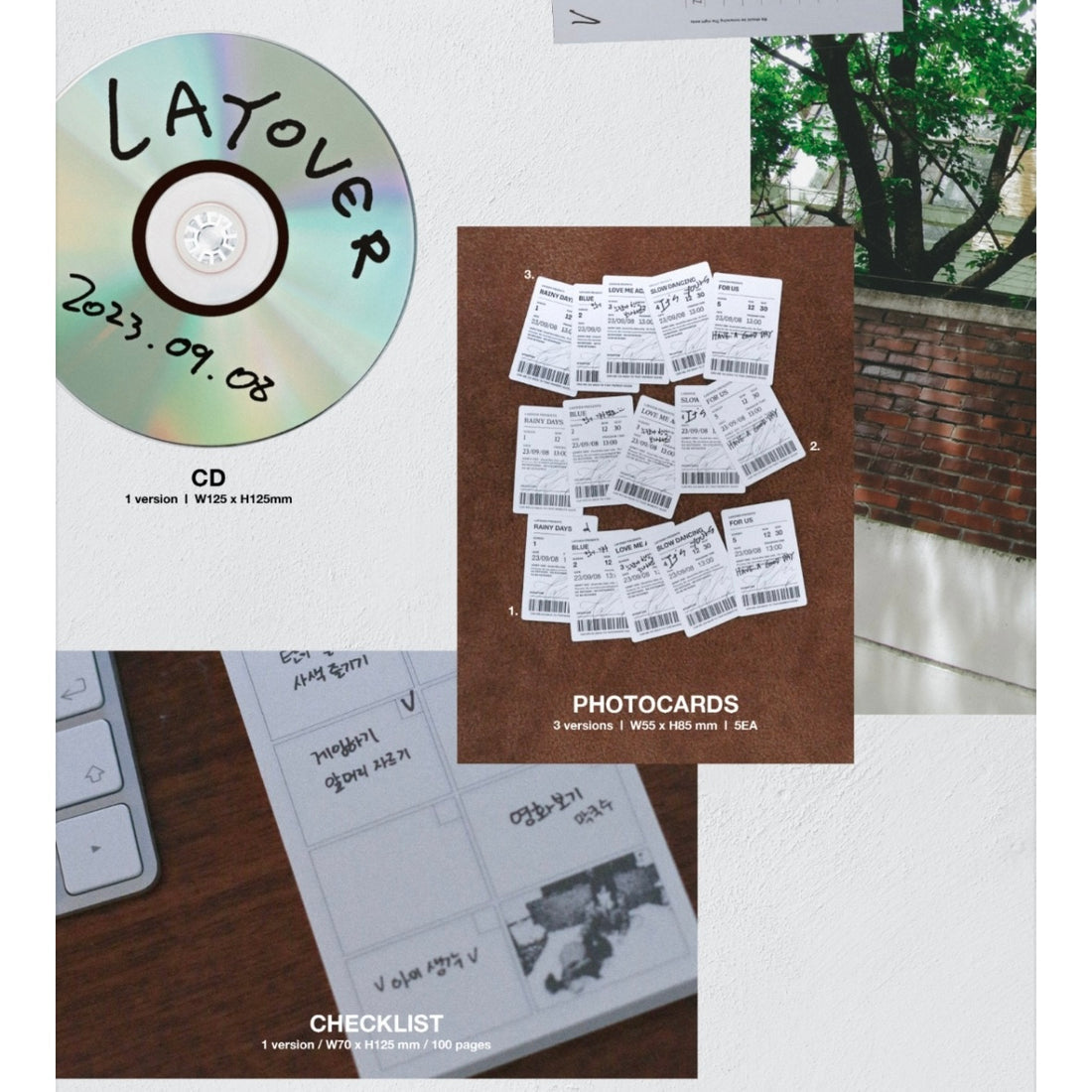 K-POP BTS V - LAYOVER C (PURPLE VER.)