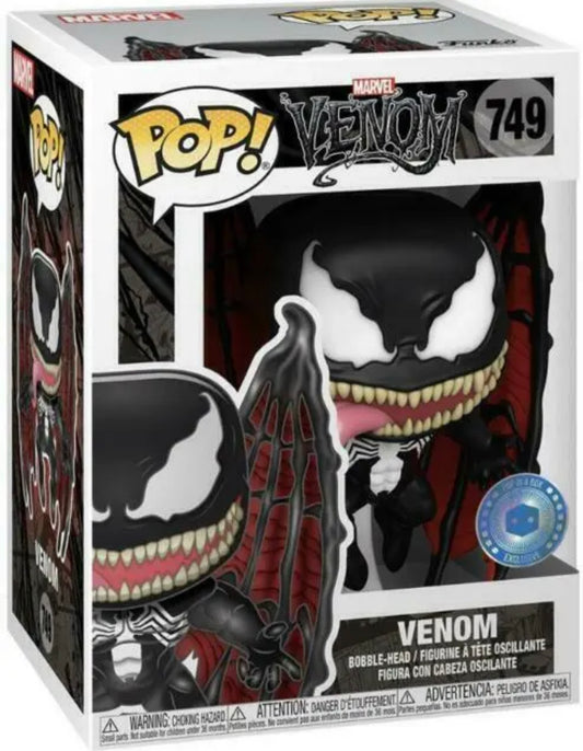 Funko Pop! Marvel Venom 749 Pop In A Box Exclusive + Free Protector