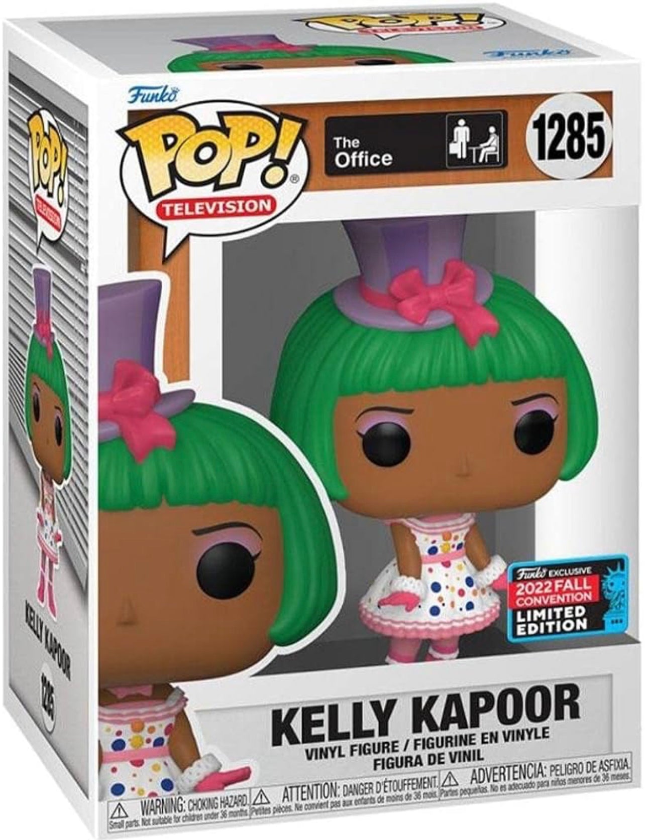 Funko Pop! The Office Kelly Kapoor 1285 Funko 2022 Fall Convention Exclusive + Free Protector