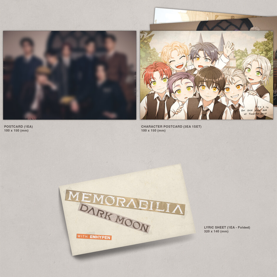 K-POP ENHYPEN - DARK MOON SPECIAL ALBUM [MEMORABILIA] (MOON VER.)