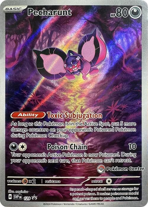 Pokemon TCG! Pecharunt - 129 (Pokemon Center Exclusive) - SV: Scarlet & Violet Promo Cards (SVP)