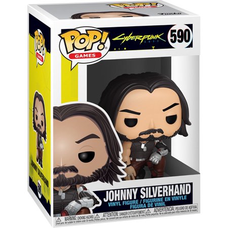 Funko Pop! Games Cyberpunk 2077 Johnny Silverhand #590 Vinyl Figure (VAULTED) + Free Protector