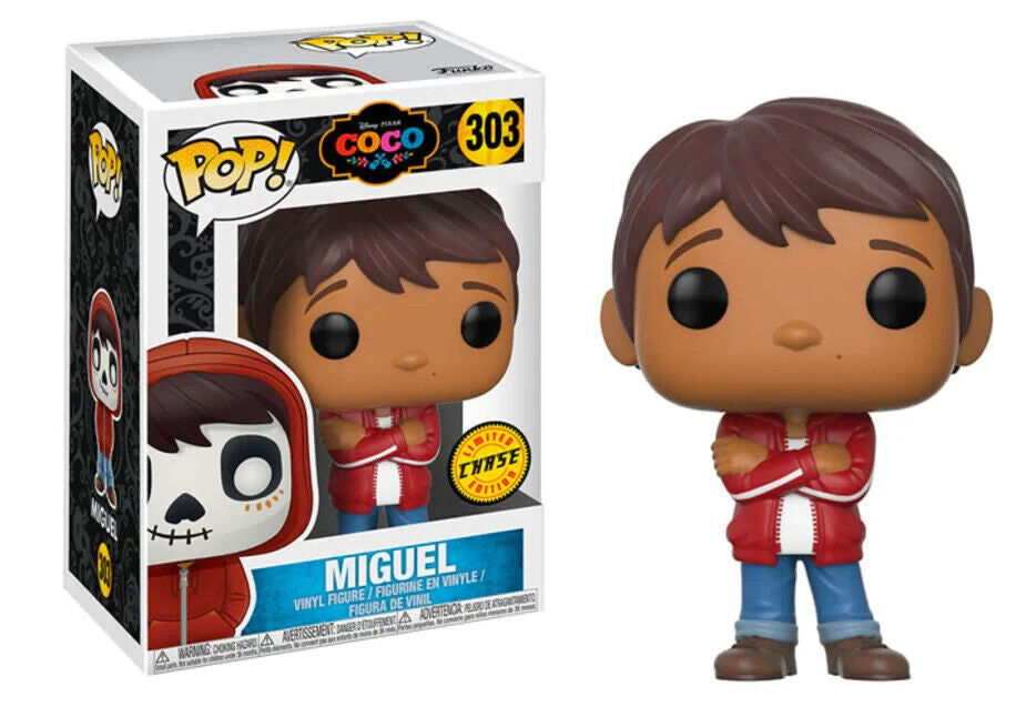 Funko Pop! Disney Pixar Coco Miguel 303 CHASE + Free Protector